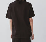 Vans Unisex Logo Printing Round-Neck Black VN0A4P58BLK