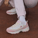 (WMNS) Skechers D'Lites 1.0 Sneakers Pink/Yellow 149906-PKYL