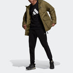 adidas Outdoor Sports hooded down Jacket Olive Green H61734