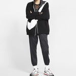 (WMNS) Nike Big Swoosh Large Logo lamb's wool Reversible Jacket US Edition Black CI8937-010