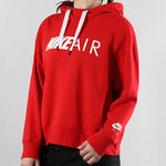 (WMNS) Nike Alphabet Printing Knit Hoodie Red AR3655-657