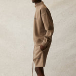 Fear of God Essentials SS21 Pull-Over Mockneck Taupe FOG-SS21-553
