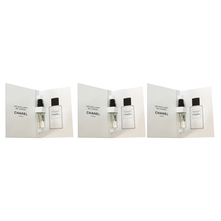 CHANEL Gardenia Scent Women's Perfume Eau De Parfum Miniature Swatches Gardenia Cauliflower 1.5ml*3