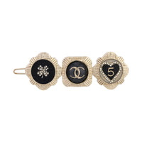 CHANEL Hair Clips Women's Gold