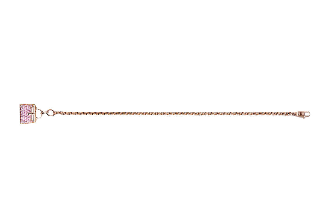 HERMES Karat Gold Bracelets Women's Rose Gold