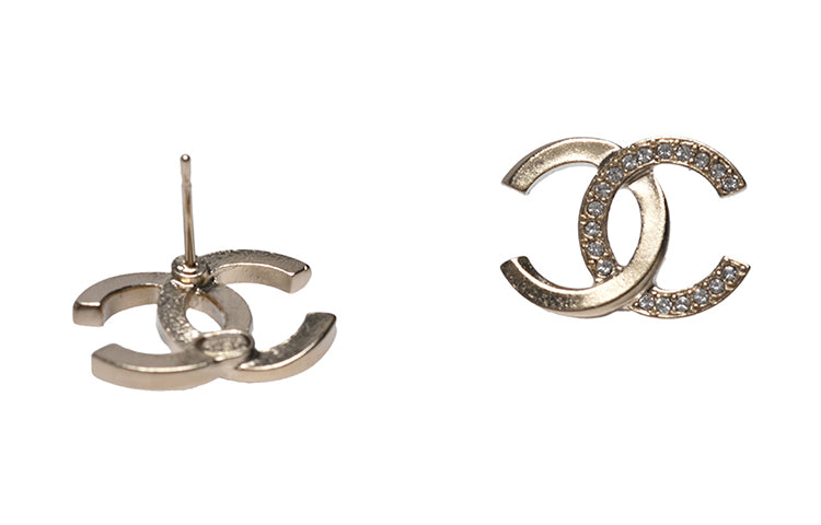 CHANEL Earrings Women's Gold