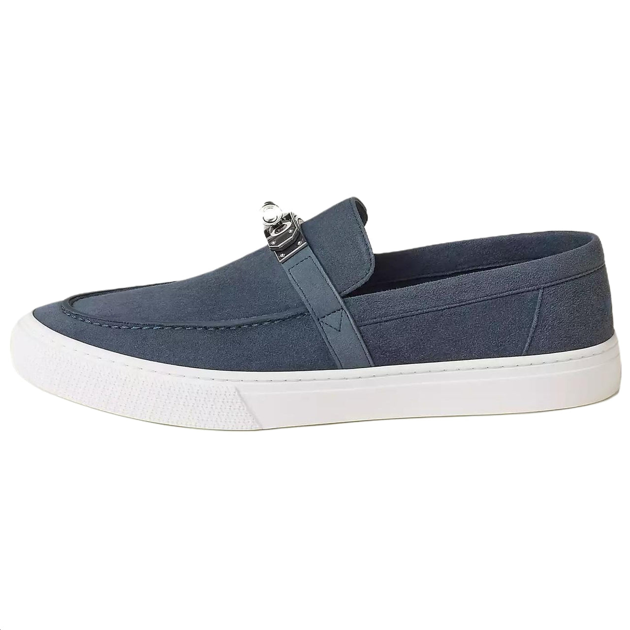 HERMES Game Loafers Men Blue