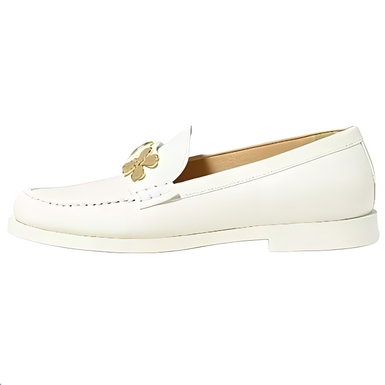 CHANEL Loafers Women's White