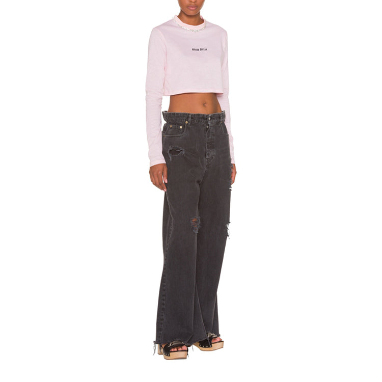 MIU MIU T-Shirt Women's Snow Pink