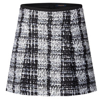 LOUIS VUITTON Graphic Tweed Mini Skirt