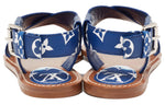 LOUIS VUITTON Palma Monogram Beach Sandals Women's Blue
