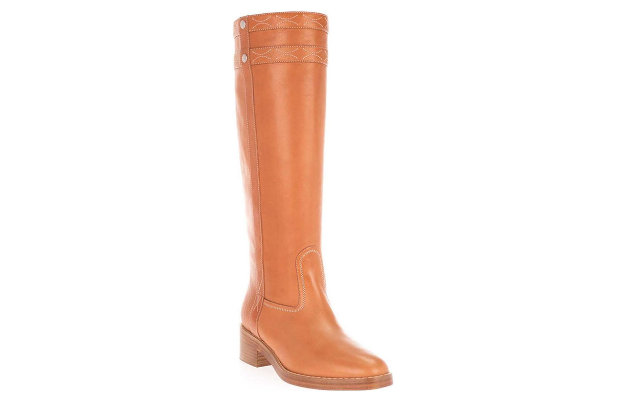 CELINE Knee high Boots Women's Orange