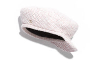 CHANEL Cotton Berets Women's Light Pink