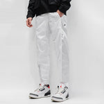 Nike Air Contrast Stitched Windproof Tie Woven Sweatpants For Men White DA0241-100