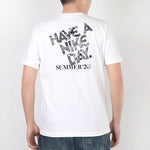 Nike Sportswear Printing Short Sleeve 'Have a Nike Day White' CW4818-100