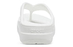 (WMNS) Crocs Sloane Snake Lightweight Cozy Sports Slippers White 206918-100