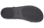(WMNS) Crocs Brooklyn Thick Sole Casual Black Sandals 206453-060