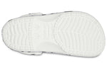 Crocs Baya Lined Clog Fleece Lined Unisex White Gray Slippers 'White Grey' 205975-10M