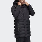 adidas Outdoor Casual Sports Windproof Stay Warm hooded down Jacket Black DZ1421
