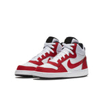 (GS) Nike Court Borough Mid 'White Red' 839977-103