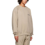 Fear of God Essentials FW21 Pullover Crewneck Tan FOG-FW21-224