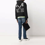 Off-White Caravaggio Arrow Over Hoodie 'Black/White' OMBB037F21FLE0101001