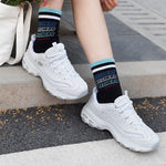 (WMNS) Skechers D'Lite-Looking Glass 'White Grey' 11959-WHT
