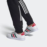 adidas Grand Court 'White Green Red' FW5906