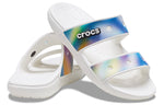 Crocs Classic Colorful Unisex Multi-Color White Sandals 207771-94S