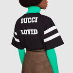 Gucci SS21 1921 Series Alphabet Printing T-Shirt 'Black' 660744-XJDKK-1289
