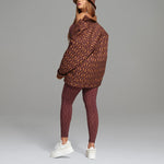 adidas originals x Ivy Park Casual Sports Logo Printed Jacket Red/Brown HB8438