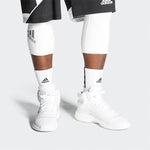 adidas Marquee Boost Vintage basketball shoes 'Silver White' EF9817