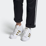(WMNS) adidas Superstar Up 'White Gold Metallic' FW3905