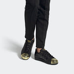 (WMNS) adidas Superstar Metal Toe 'Black Gold Metallic' FV3305