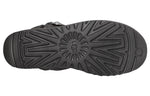 (WMNS) UGG Mini Bailey Button Bling Mid Tops Fleece Lined Gray 1016554-GREY