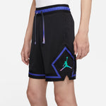 Men's Air Jordan Stripe Logo Printing Lacing Straight Sports Shorts Black DV9002-010
