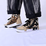 Vans Unisex SK8-HI CAP Mid-Top Sneakers Brown/Black VN0A3WM1ABH