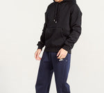 Air Jordan Embroidered Fleece Lined Drawstring Pullover Black CD8727-010