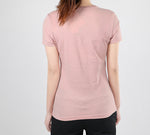(WMNS) adidas neo Round Neck Sports Short Sleeve Pink FP7875