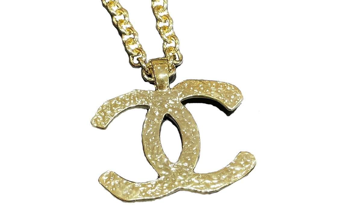 CHANEL 1994 Cc Logo Pendant Necklace