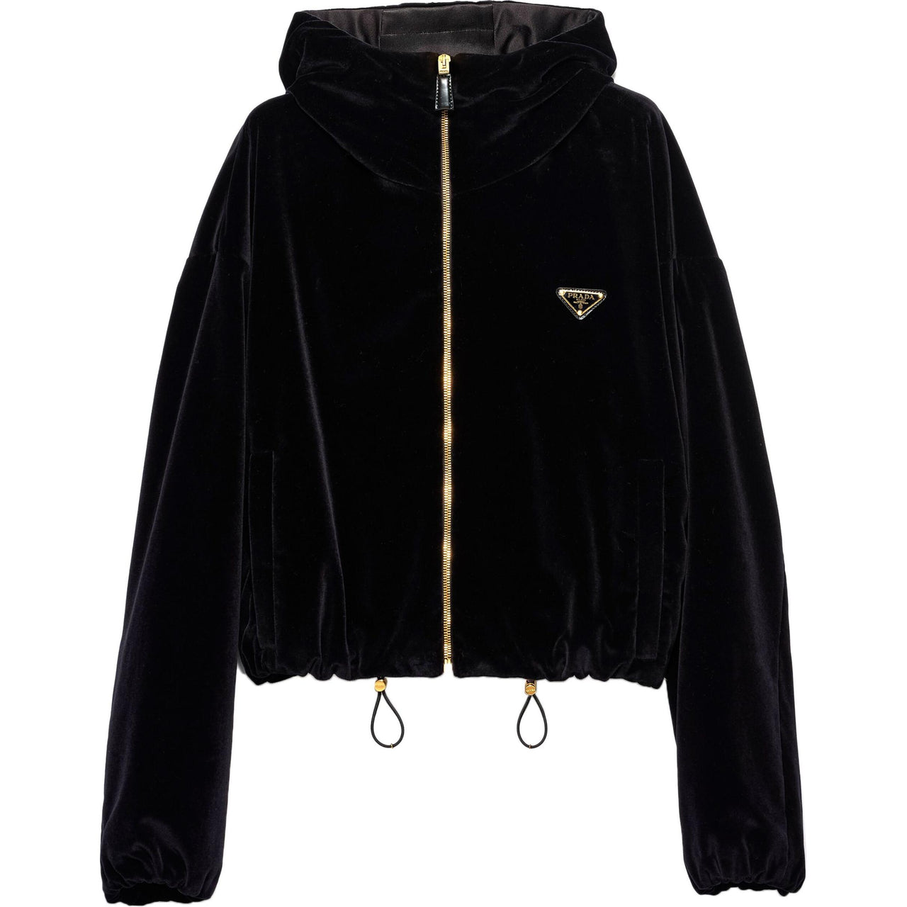 PRADA Zipped Velvet Jacket