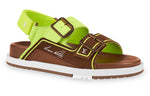 LOUIS VUITTON Trainer Beach Sandals Men's Yellow Green