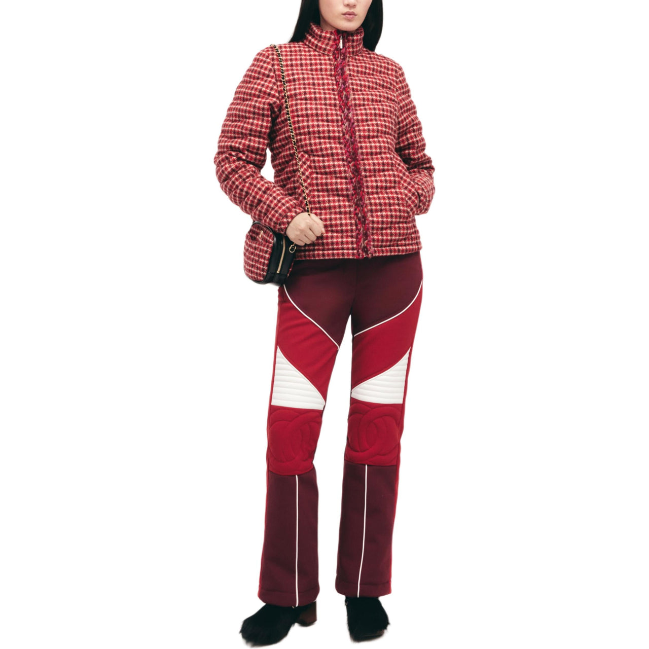 CHANEL NEIGE Ski Series 24 Fall Winter Jackets & Coats Women's Red
