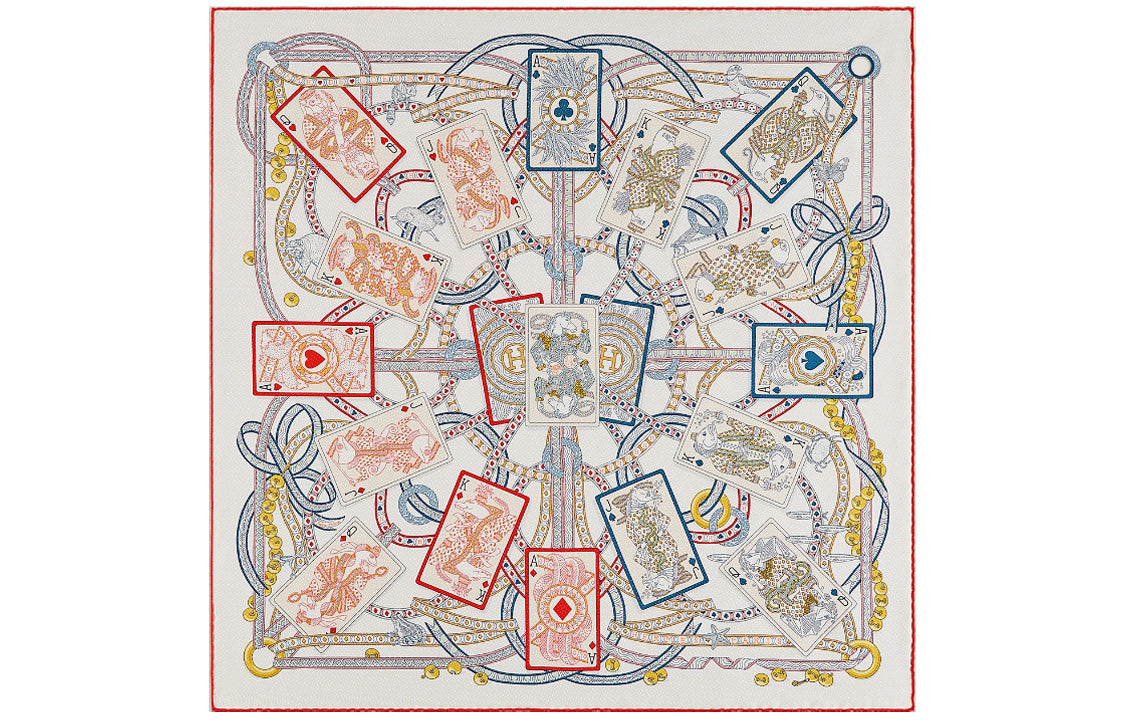 HERMES 2020 2024 Dame De Couer Silk Scarf Scarves