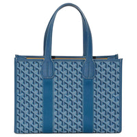 GOYARD Villette Jacquard Canvas Bag, Tote Bag, Shopping Bag, Handbag, Shoulder Bag Small Size Unisex Ocean Blue