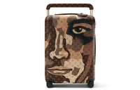 LOUIS VUITTON Canvas With Leather Suitcase Luggage Men's Brown