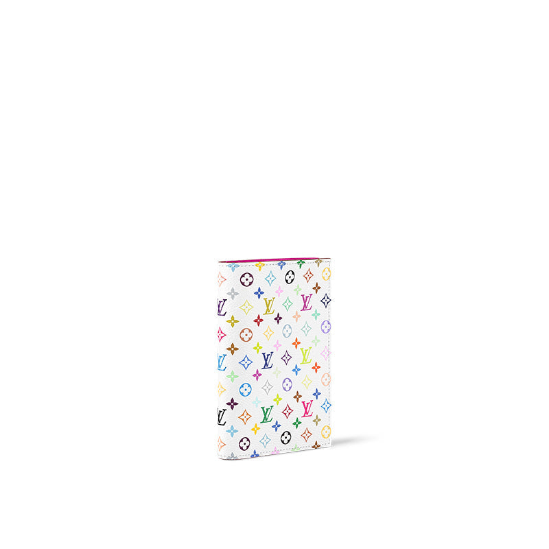LOUIS VUITTON X Takashi Murakami Passport Cover White Multicolored