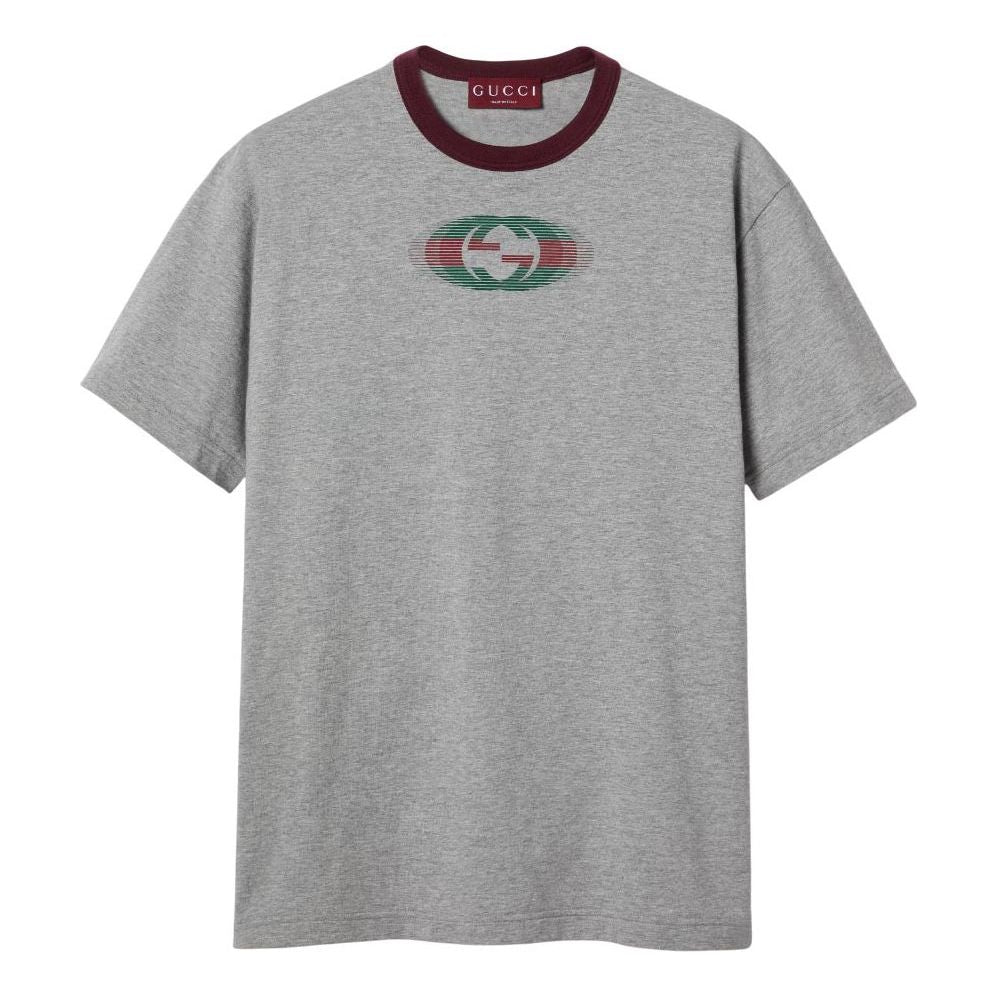 Gucci SS25 Interlocking G Shadow Print T-Shirt 'Grey Ancora' 795957-XJGQ6-1230