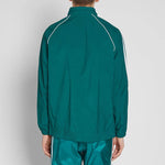 Men's adidas originals Logo Colorblock Stripe Sports Jacket Green CW1311