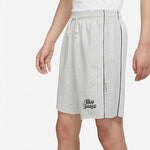 Nike Solid Color Lacing Elastic Breathable Sports Shorts Gray DH7384-050